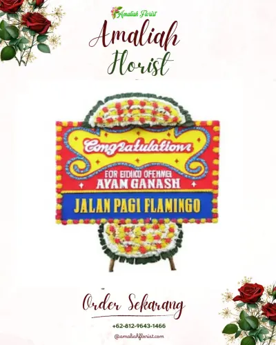 Bunga Papan Congratulation di Koto Panjang